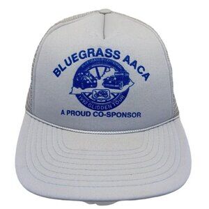 Bluegrass AACA 1992 Glidden Tour Trucker double Snap Back Hat Gray